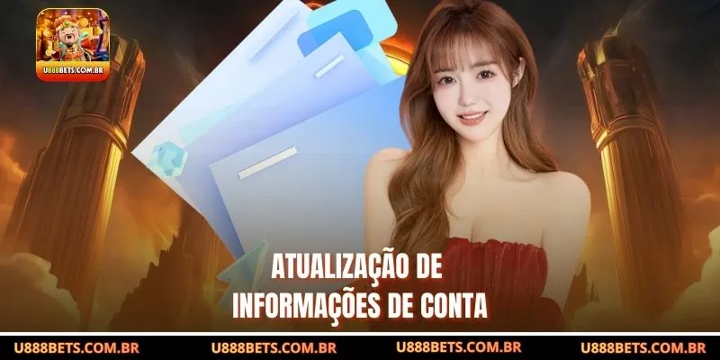 Atualização de informações de conta