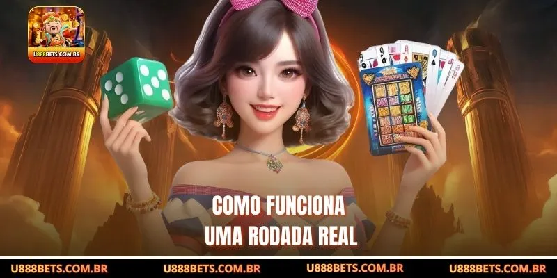 Como funciona uma rodada real