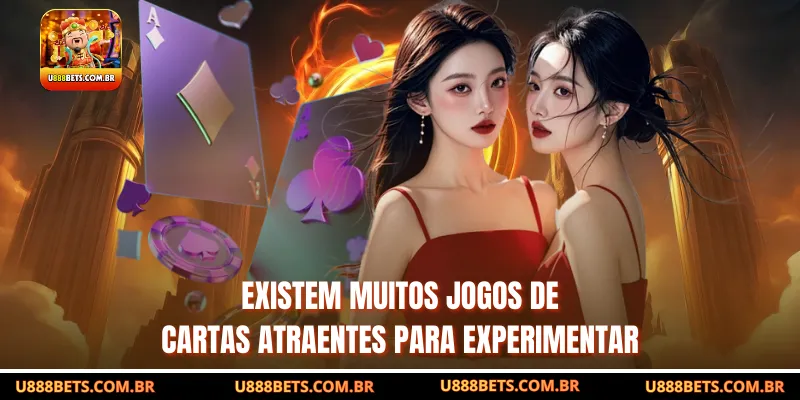 Existem muitos jogos de cartas atraentes para experimentar