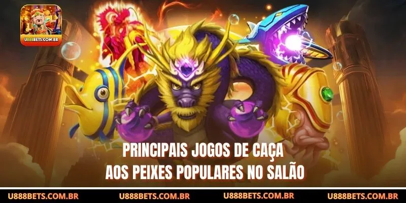 Principais jogos de caça aos peixes populares no salão