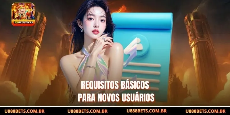 Requisitos básicos para novos usuários